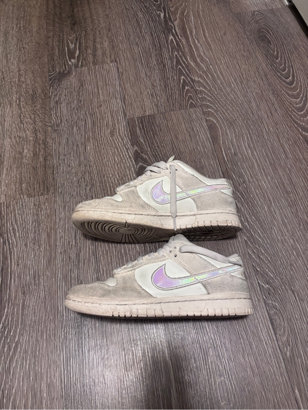 Nike Dunk Low Sail Iridescent Swoosh